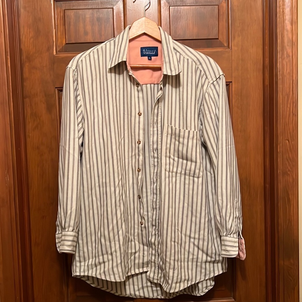 Vintage Vonsand Button Up Shirt Long Sleeved